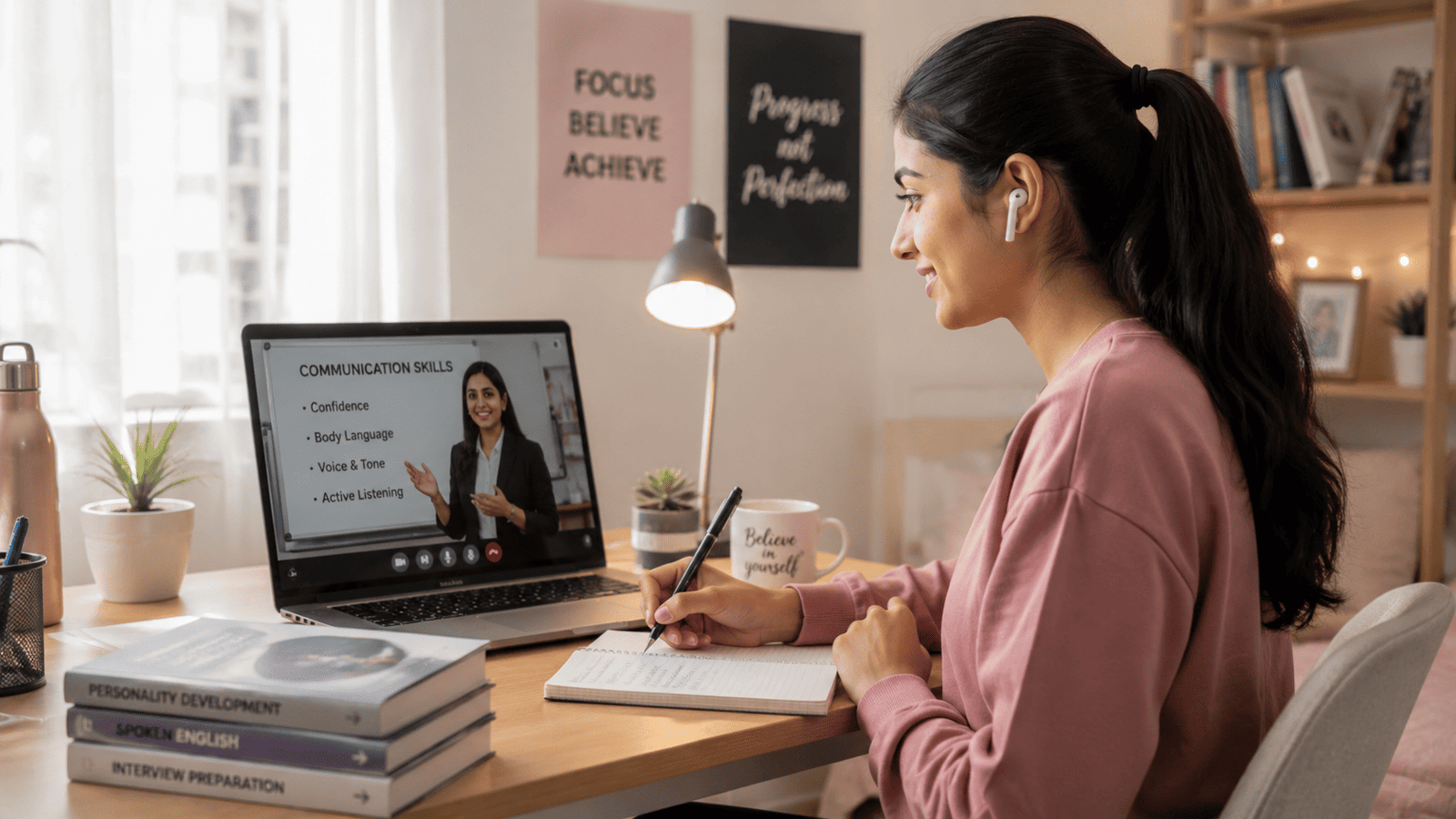 Students attending live online learning sessions at NuEvolv Academy