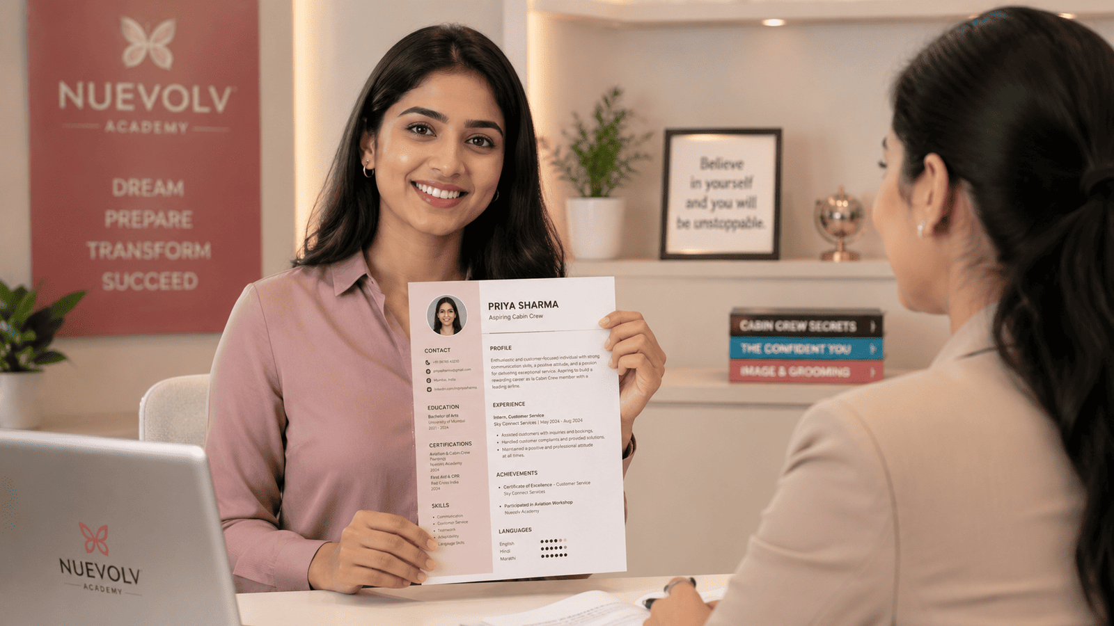 Professional resume building and career profile guidance at NuEvolv